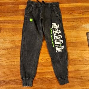 Beetlejuice the musical Broadway sweatpants size medium unisex